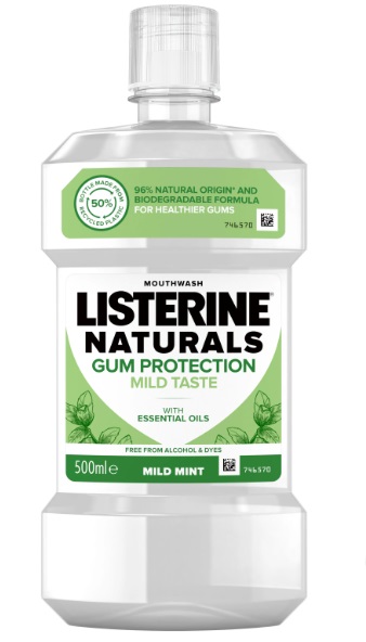 Ополаскиватель для полости рта Listerine Naturals c эфирными маслами 500 мл