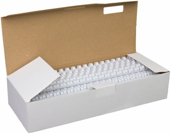 Пружина для брошюрования D&A 10 мм белая 100 шт. 