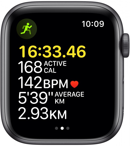 Смарт-годинник Apple Watch SE GPS 44mm space grey/midnight AluminiumCasewithMidnightSportBand (MKQ63UL/A)