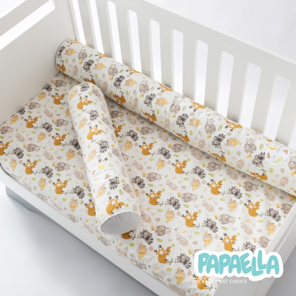 Бортик-валик захисний мультифункціональний Обіймашки 2 шт. Papaella різнокольоровий 