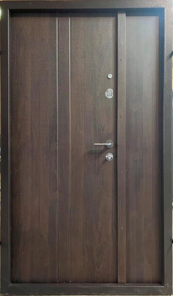 Двері вхідні Мавіс T-10 Lux вишня темна 2050x1200 мм ліві