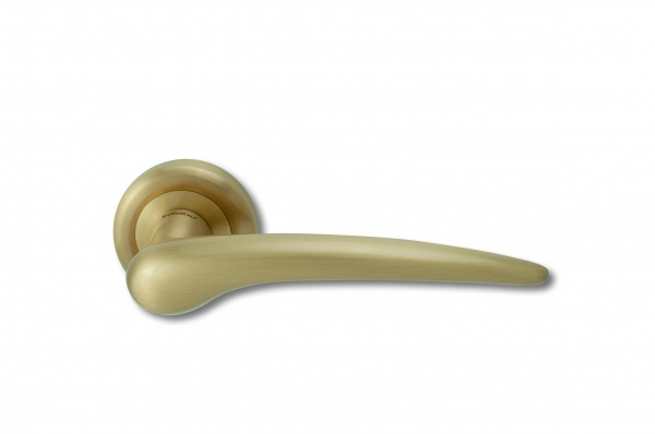 Ручка на розетке Linea Cali Pin-up 103 роз. матовая латунь