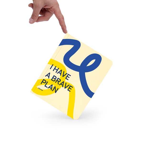 Блокнот I HAVE A BRAVE PLAN патріотичний Orner