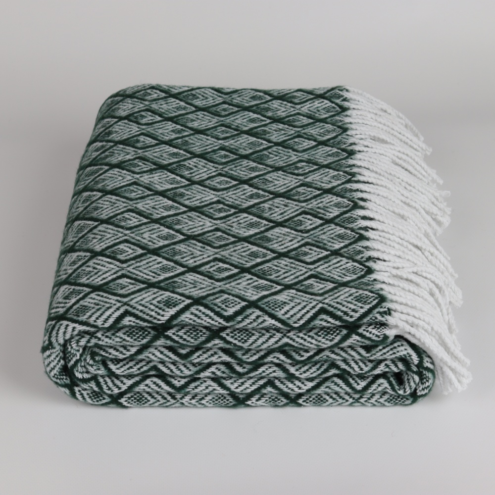 Плед Жасмин 140x200 см зеленый Вултекс-С