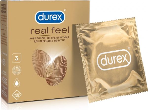 Презервативи Durex Real Feel 3 шт.