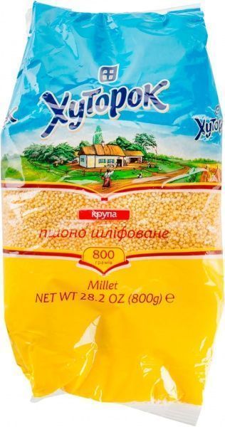 Пшоно Хуторок 800 г шліфоване (4820211660154) 