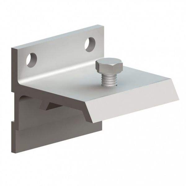 Уголок для крепления Valcomp для настенного монтажа направляющей H2 двери до 45 мм 120 кг