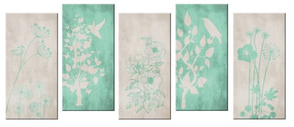 Картина модульная 60x123 см M5 F-471 