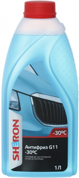 Антифриз SHERON -30 °C 1 л синий 990973