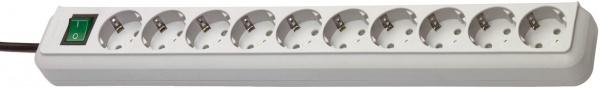 Удлинитель бытовой Brennenstuhl Eco-Line с заземлением 10 гн. белый 3 м 1159350010 