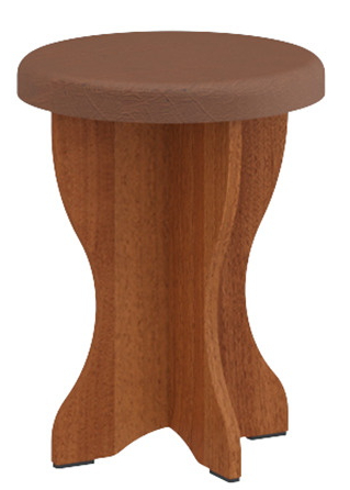 Табурет 350х450х350 коричневый / 