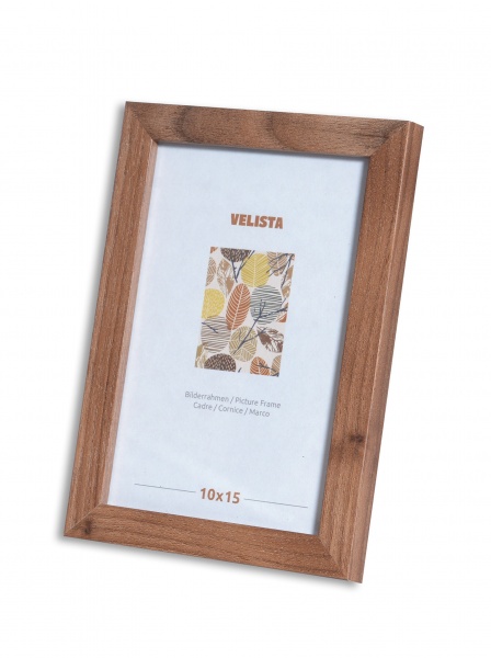 Рамка для фото Velista 15W-6012-3v 1 фото 10x15 см горіх 