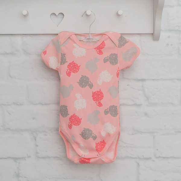 Боди детское для девочки Blanka Кися р.74 розовый 110238 