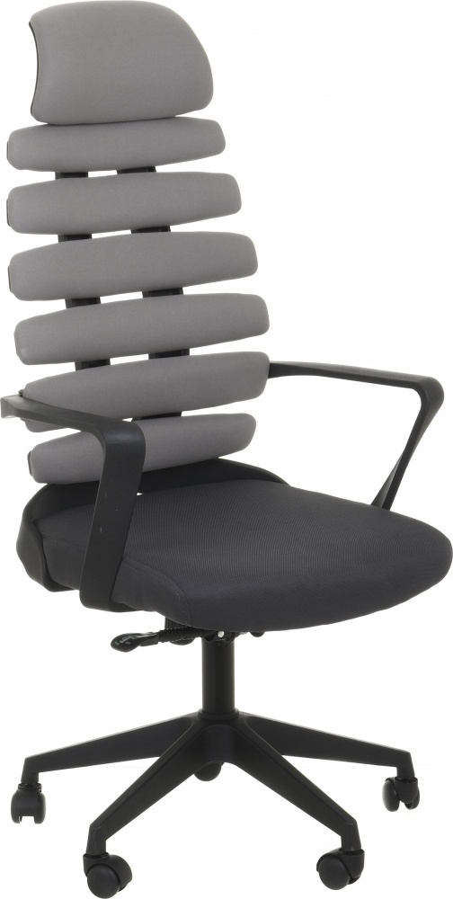 Крісло офісне Центр Меблів Астра сіро-чорний