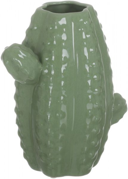 Ваза керамическая зеленая Кактус WW 2702 20,5 см Eterna