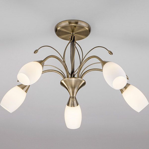 Люстра стельова Strotskis Ginevra 6x40 Вт E14 бронзовий 22080/6 