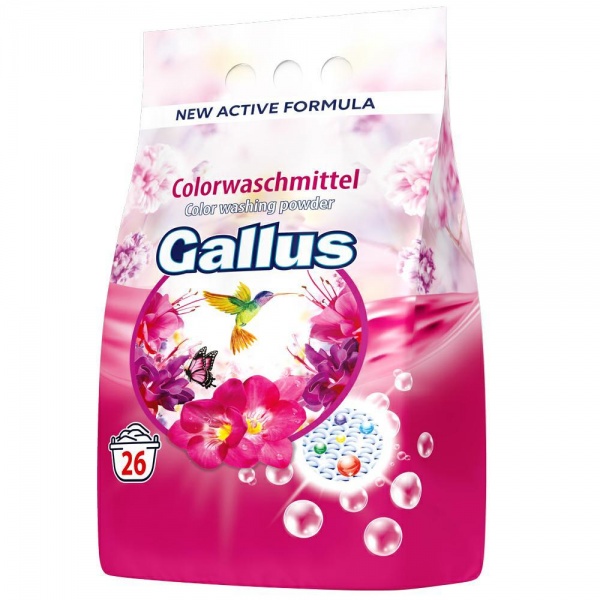 Стиральный порошок для машинной и ручной стирки Gallus Color 1,7 кг 