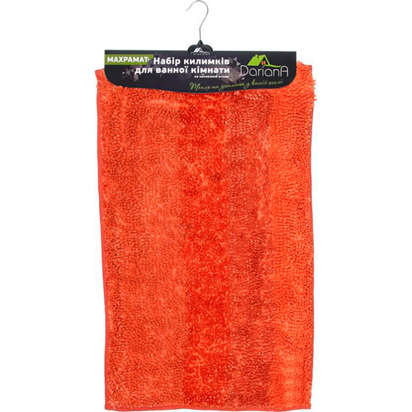 Килимок для ванної кімнати Dariana 50х80 оранжевий