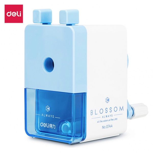 Чинка механічна блакитна 0744 Deli