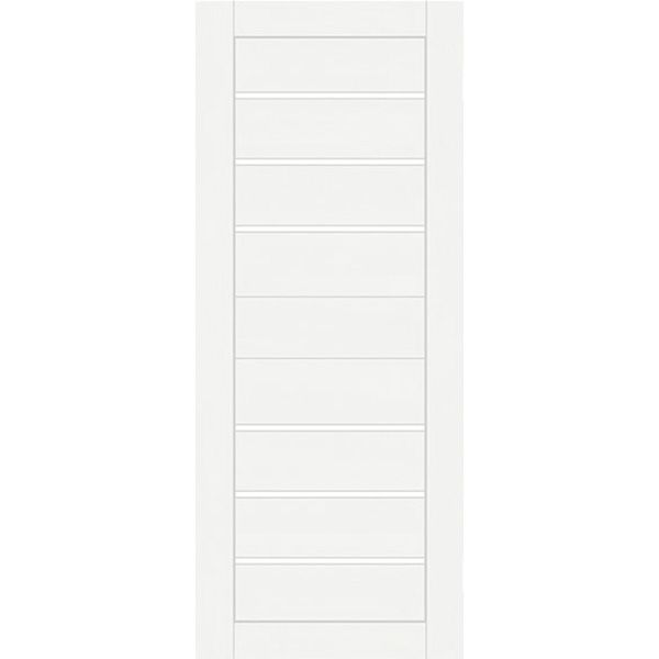 Дверное полотно ОМиС Lego 04 ПО 600 мм дуб белый