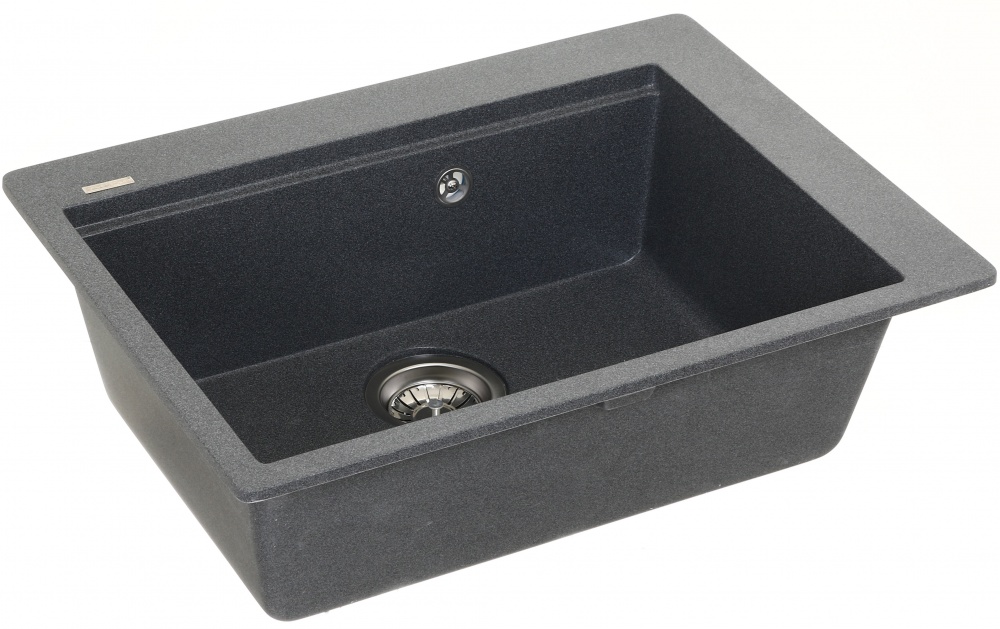 Мойка ScandiSPA из кварцевого песка Delta grafit GMD620gD + деревянная дощечка