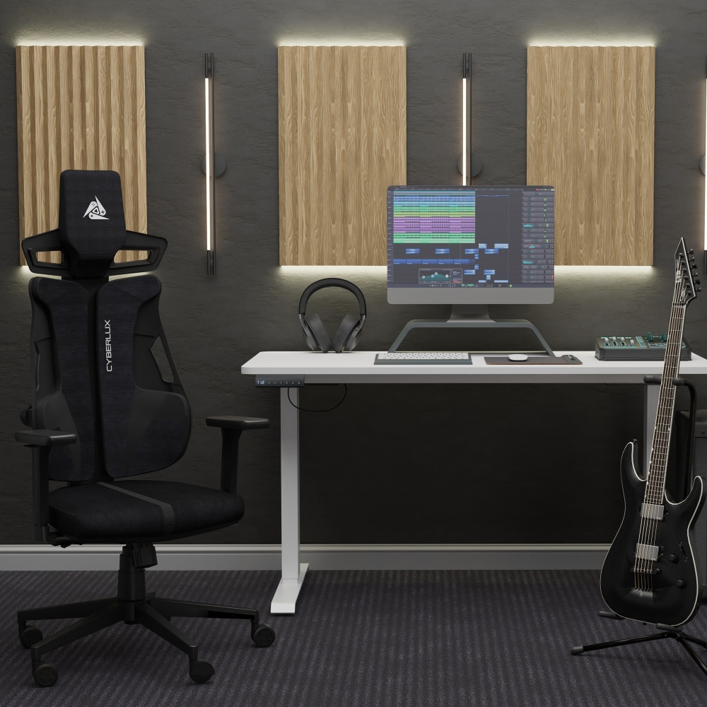 Крісло ігрове Cyberlux V8 Fabric чорний