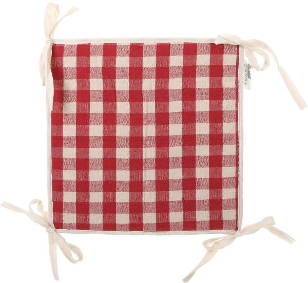 Подушка на стул Red check 32х32х1,5 см UP! (Underprice)