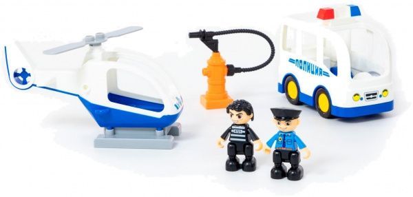 Конструктор строительный Полесье Полицейский участок 77530