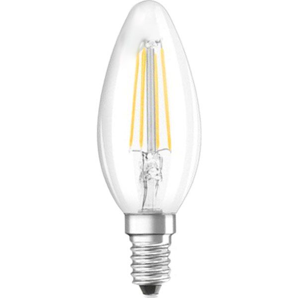 Лампа светодиодная Osram FIL LS C37 5 Вт E14 2700 К 220 В прозрачная 4058075116672 