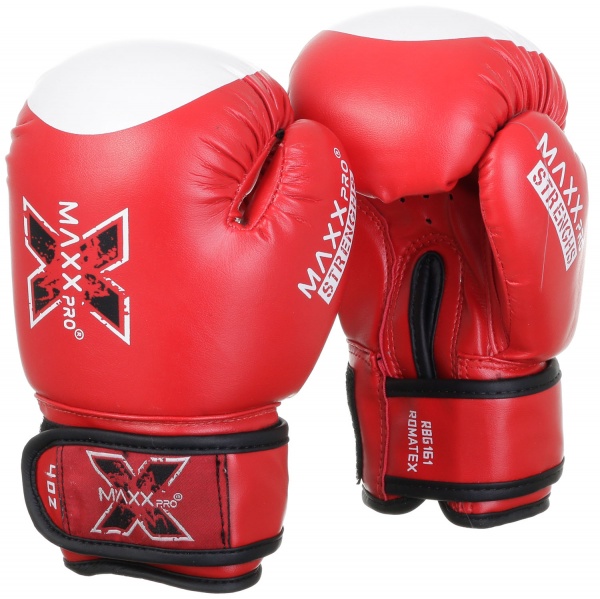 Боксерские перчатки MaxxPro AVG-616 р. 4 красный