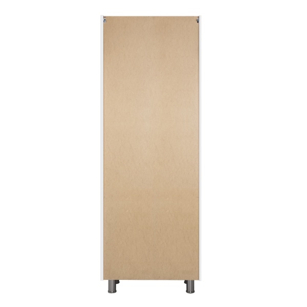 Пенал Мойдодыр Soft White П-66к напольний с корзиной для белья