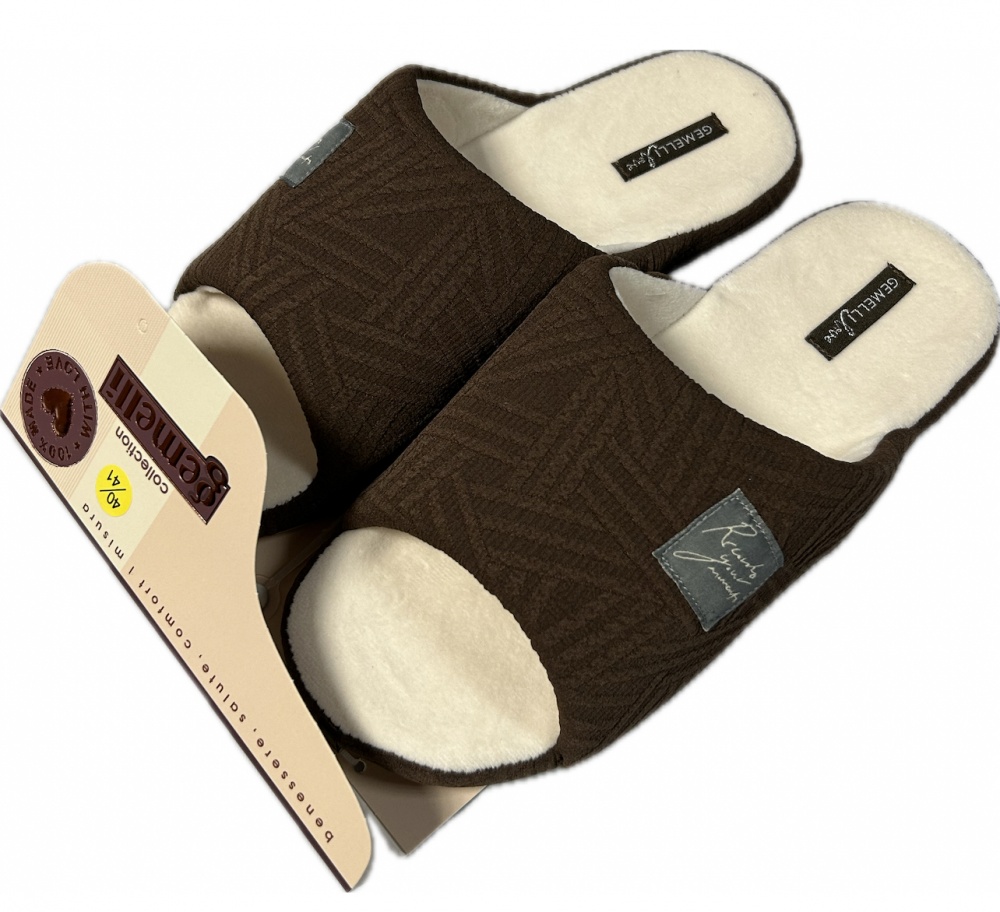 Тапки домашние Gemelli Ксеня коричневый