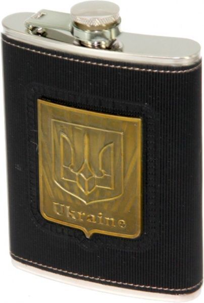 Фляга с гербом Украины в шкатулке Книга охотника 166