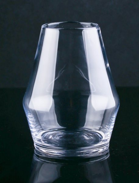 Ваза скляна прозора Ло 13х16 см Wrzesniak Glassworks