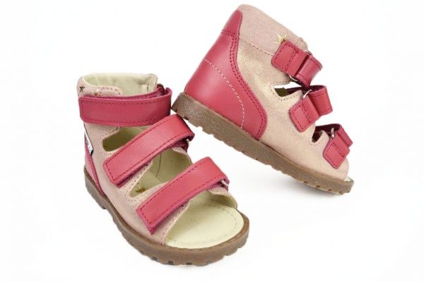 Сандалии ортопедические MRUGALA р.31 розовый 1299-44 