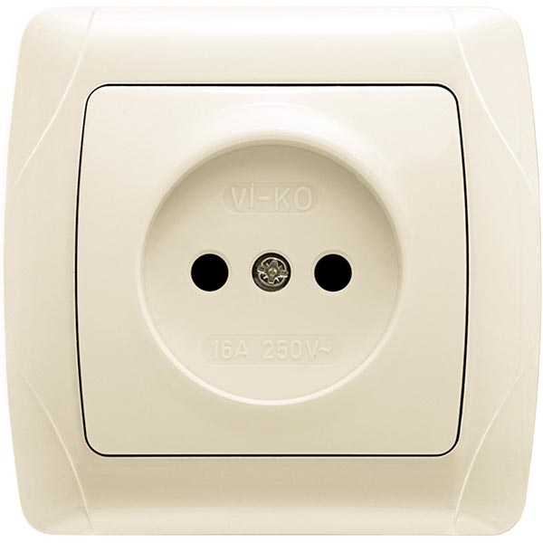 Розетка Viko Carmen 25.08.0045 кремова