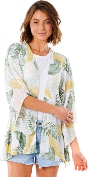 Блуза Rip Curl Coastal Palms Kimono GSHED9-1000 р.S белый