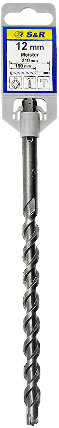 Бур S&R Meister SDS-plus 12x210 мм 200012210