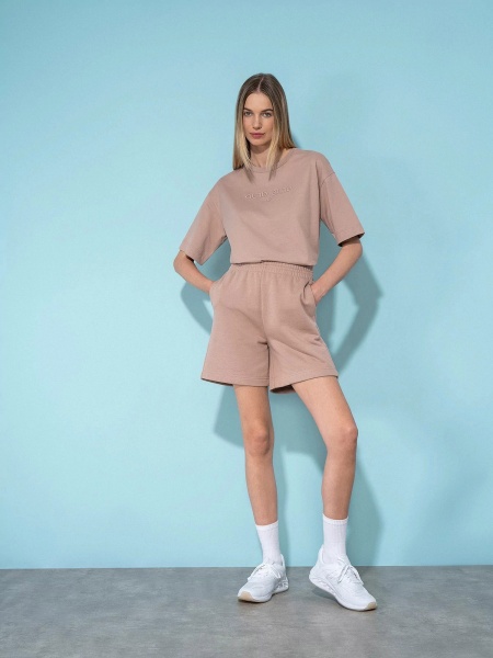 Футболка 4F AL*4F_TSHIRT 4FSS22TTSHF140-82S р.L бежевий