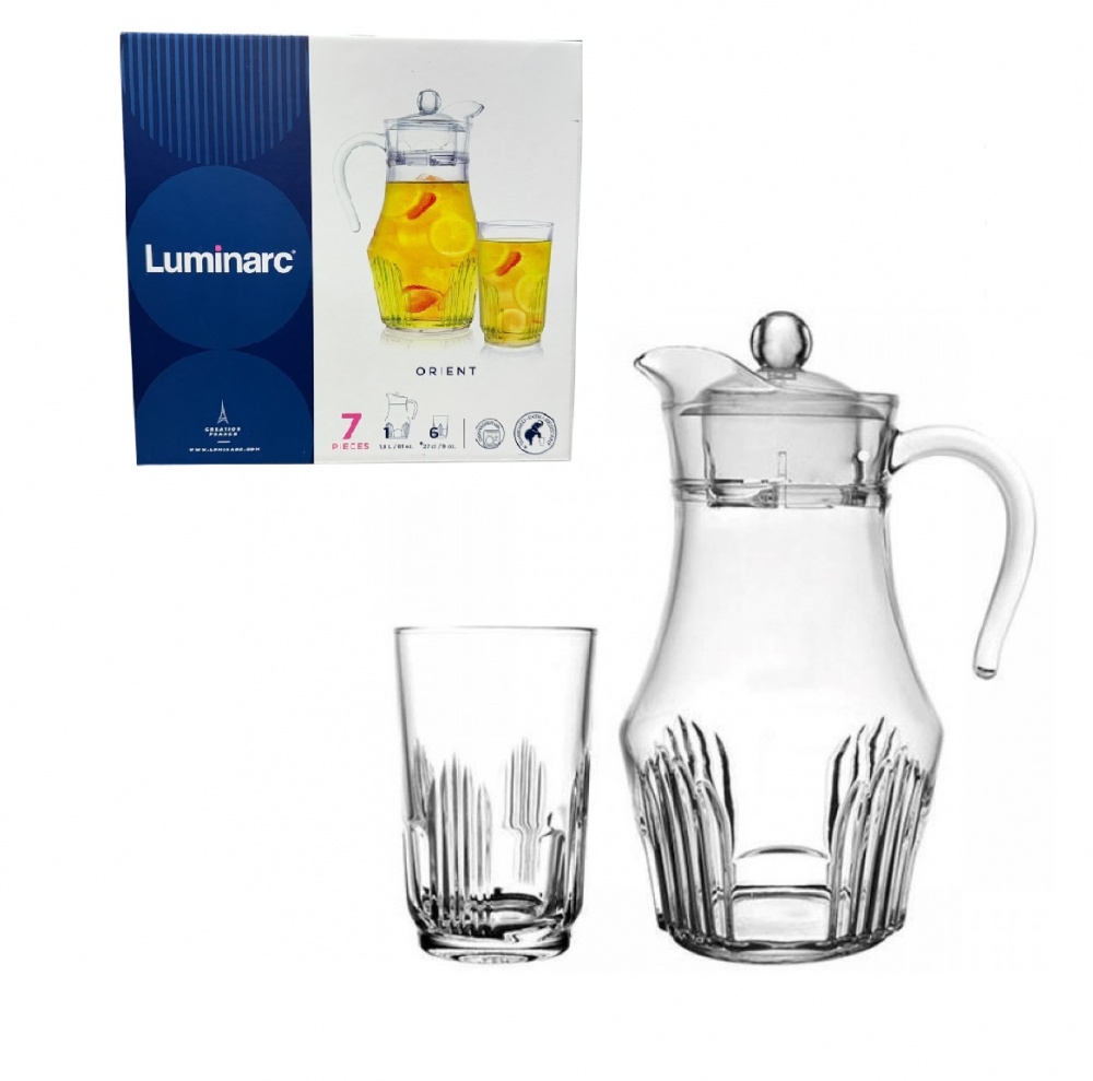 Набор для напитков Luminarc Кувшин + 6 стаканов X1025