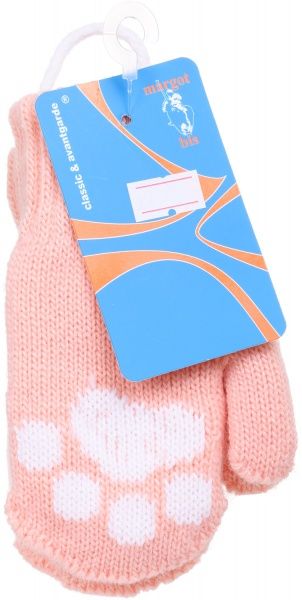 Варежки ДАЙС Puppy р.11 персиковый 13830200 