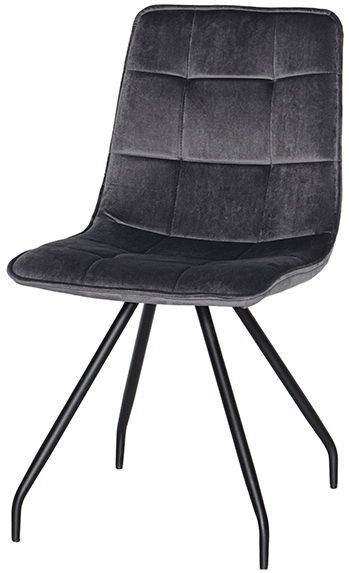 Стул обеденный Роуз X-2007 черный/серый