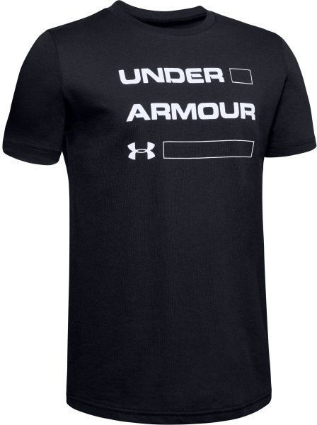 Футболка Under Armour Armour Stacked Short Sleeve 1345270-001 S чорний
