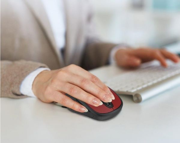 Мишка Promate Clix-9 Wireless Red 