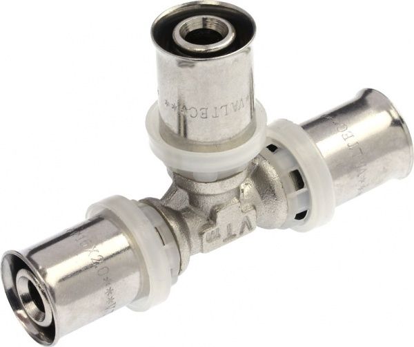 Тройник Valtec прес d16
