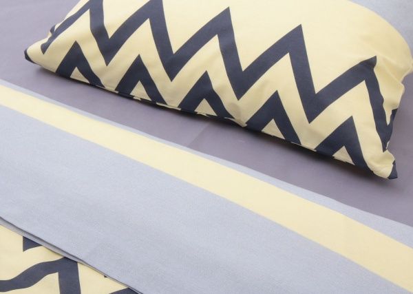 Комплект постільної білизни Yellow Zigzag 2 різнокольоровий UP! (Underprice) 