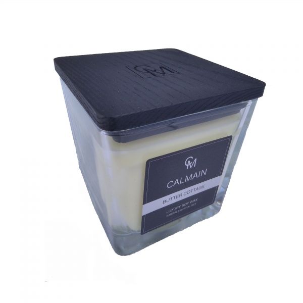 Свеча в стакане ароматическая Calmain Масляный коттедж 75 г Dr. Marcus