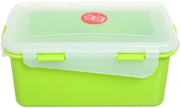 Контейнер Фиеста 650 мл прямоугольный оливковый Алеана