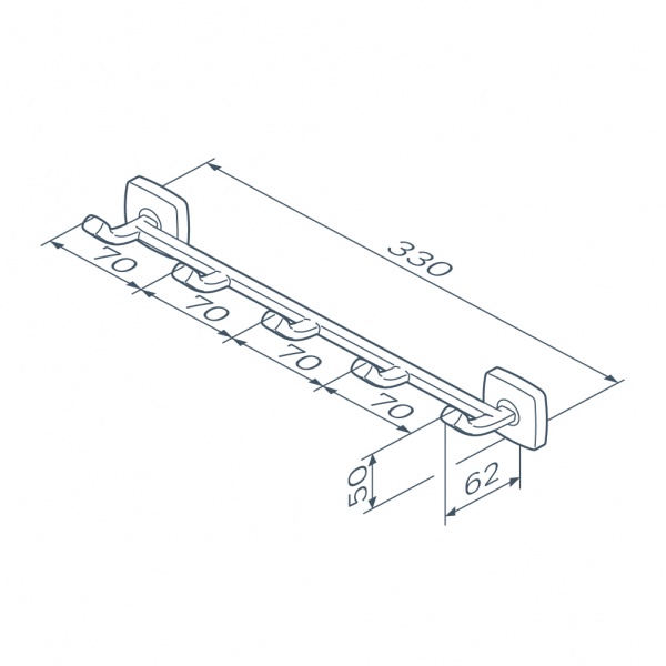 Набор крючков AM.PM A9035922 Gem