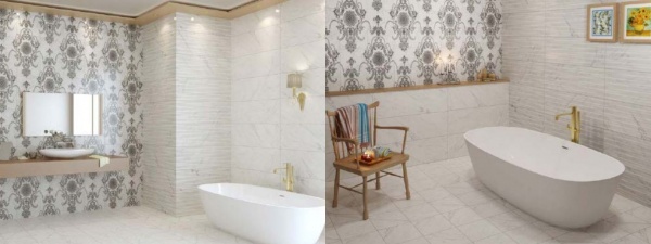 Плитка TABRIZ TILE Vienna White Concept 33x100 